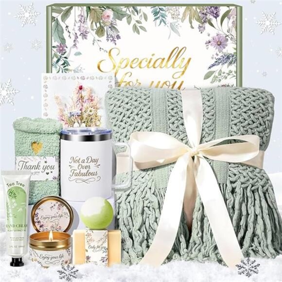 Christmas Birthday Gifts for Women Spa Care Package, Get Well Soon Gifts for - Picture 7 of 7